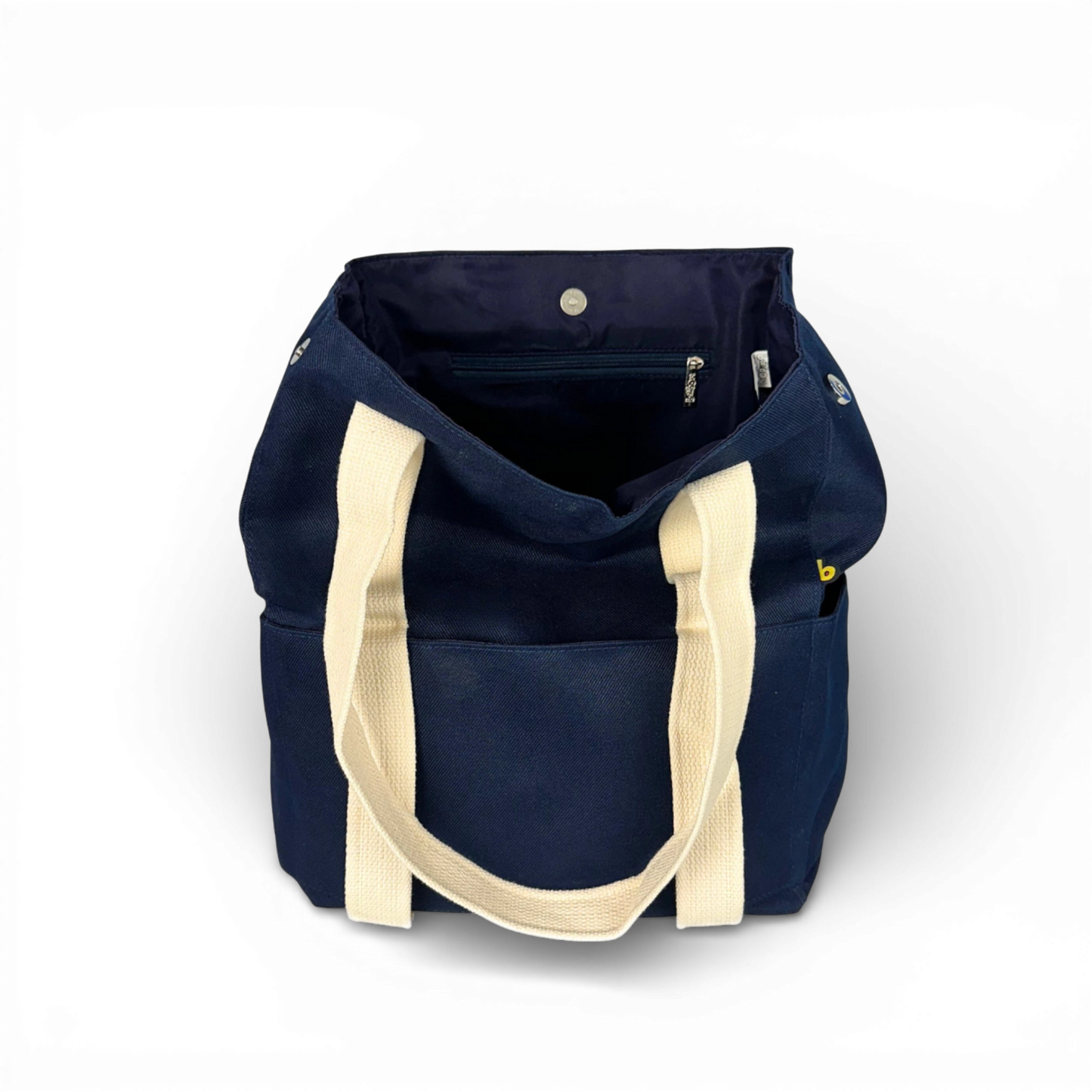 Bolsa de Praia Bavoom Colors Azul Marinho/Cru