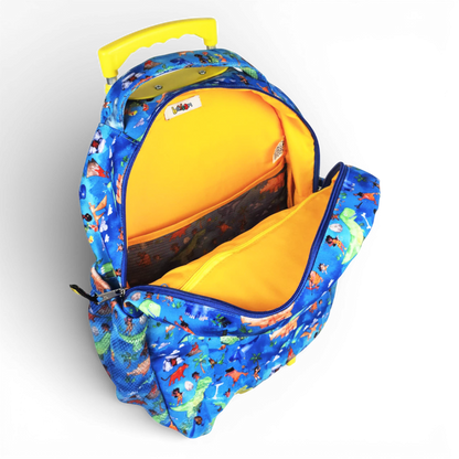 Mochila de Carrinho Bavoom Mundo Paleolítico Azul