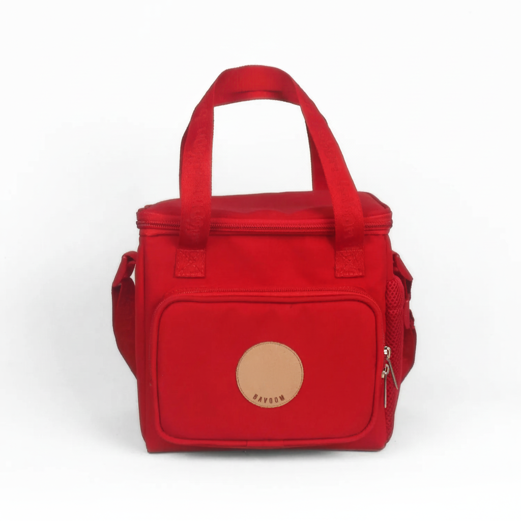 Lancheira vermelha sem o nome Beatriz