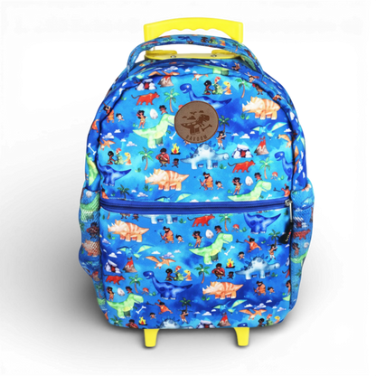 Mochila de Carrinho Bavoom Mundo Paleolítico Azul