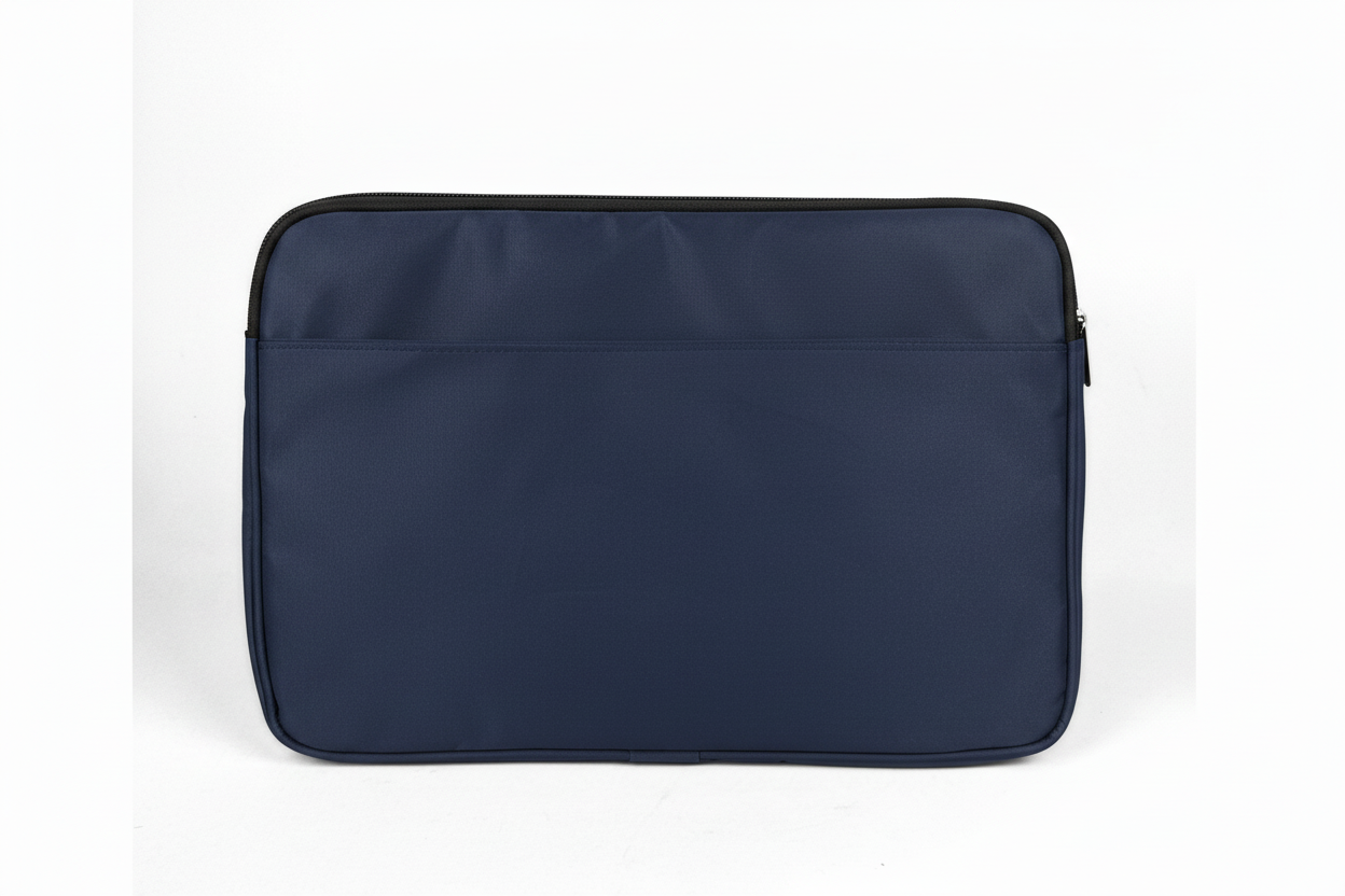 Porta notebook azul marinho - vista frontal