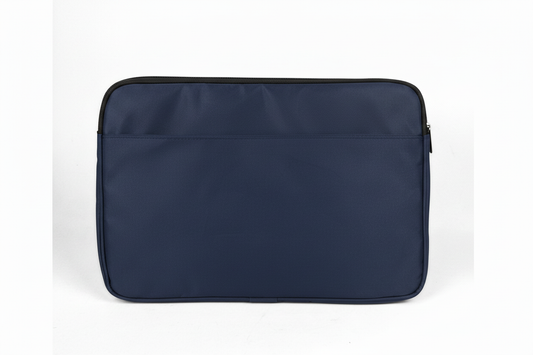 Porta notebook azul marinho - vista frontal